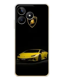 Чохол для Realme Note 60 з картинкою «Lamborghini жовтий акцент» Чохол для Realme Note 60 з картинкою «Lamborghini жовтий акцент»