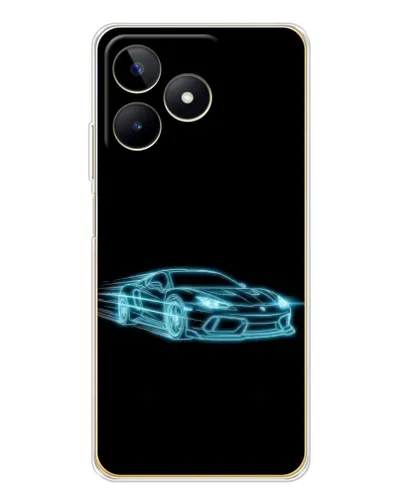 Чохол для Realme Note 60 з картинкою «Неоновий контур Lamborghini» Чохол для Realme Note 60 з картинкою «Неоновий контур Lamborghini»