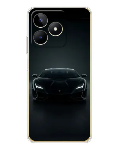 Чохол для Realme Note 60 з картинкою «Чорний Lamborghini Aventador» Чохол для Realme Note 60 з картинкою «Чорний Lamborghini Aventador»