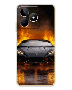 Чохол для Realme Note 60 з картинкою «Lamborghini у вогні» Чохол для Realme Note 60 з картинкою «Lamborghini у вогні»