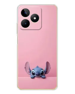 Чехол для Realme Note 60 с картинкой «Stitch выглядывает»