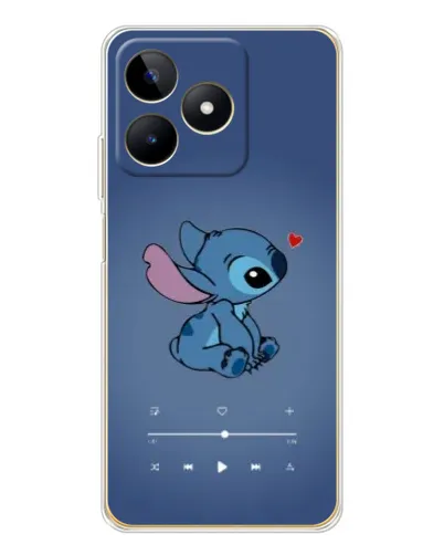 Чехол для Realme Note 60 с картинкой «Музыкальный Stitch»