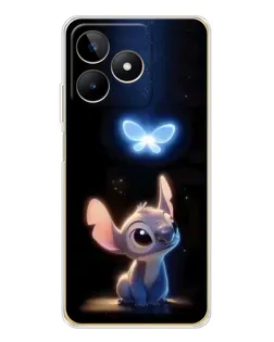 Чехол для Realme Note 60 с картинкой «Сияющий Стич»