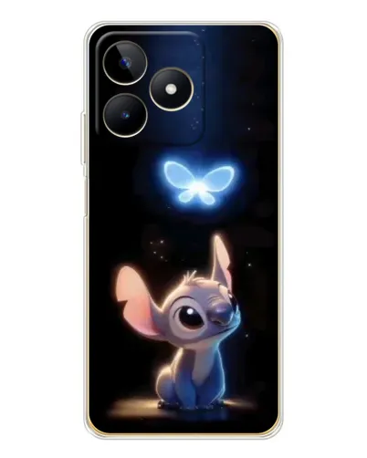 Чехол для Realme Note 60 с картинкой «Сияющий Стич»