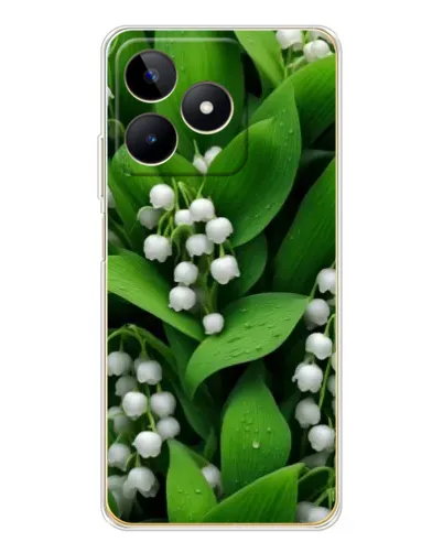 Чохол для Realme Note 60 з картинкою «Конвалії в зелені» Чохол для Realme Note 60 з картинкою «Конвалії в зелені»
