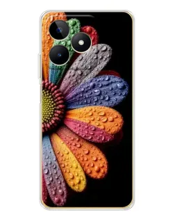 Чохол для Realme Note 60 з картинкою «Райдужна квітка»