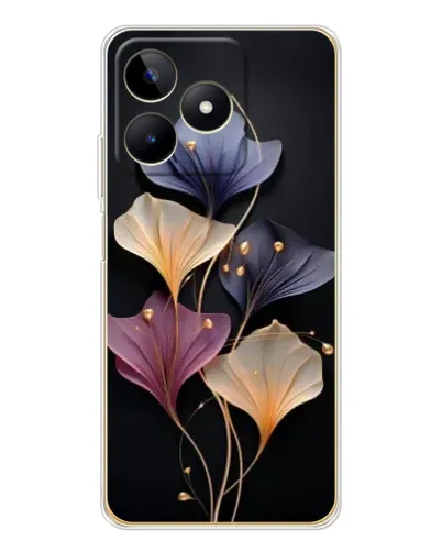 Чохол для Realme Note 60 з картинкою «Лілові квіти грації» Чохол для Realme Note 60 з картинкою «Лілові квіти грації»