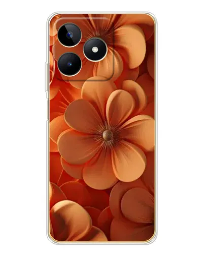 Чохол для Realme Note 60 з картинкою «Помаранчева макро квітка» Чохол для Realme Note 60 з картинкою «Помаранчева макро квітка»