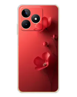 Чохол для Realme Note 60 з картинкою «Макові суцвіття»