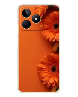 Чохол для Realme Note 60 з картинкою «Помаранчеві гербери»