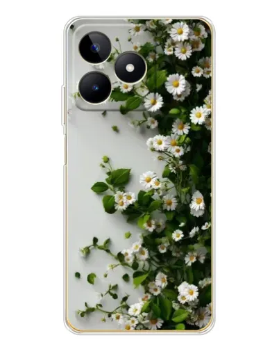 Чохол для Realme Note 60 з картинкою «Гілка дрібних білих квітів» Чохол для Realme Note 60 з картинкою «Гілка дрібних білих квітів»