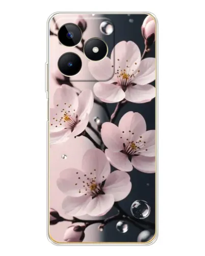 Чохол для Realme Note 60 з картинкою «Ніжня сакура та краплі» Чохол для Realme Note 60 з картинкою «Ніжня сакура та краплі»