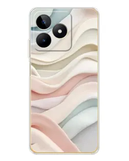 Чохол для Realme Note 60 з картинкою «Пастельні ніжні хвилі»