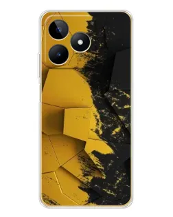 Чохол для Realme Note 60 з картинкою «Золоті уламки геометрії»