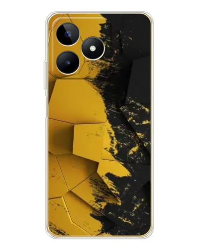 Чохол для Realme Note 60 з картинкою «Золоті уламки геометрії» Чохол для Realme Note 60 з картинкою «Золоті уламки геометрії»