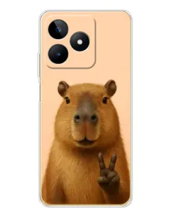 Чохол для Realme Note 60 з картинкою «Капібара вікторія» Чохол для Realme Note 60 з картинкою «Капібара вікторія»