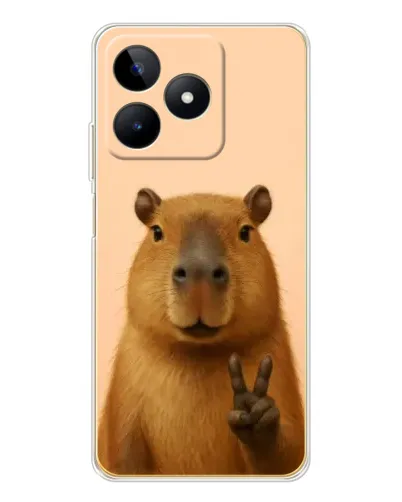 Чохол для Realme Note 60 з картинкою «Капібара вікторія» Чохол для Realme Note 60 з картинкою «Капібара вікторія»