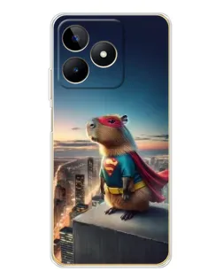 Чохол для Realme Note 60 з картинкою «Капі-мен супергерой» Чохол для Realme Note 60 з картинкою «Капі-мен супергерой»