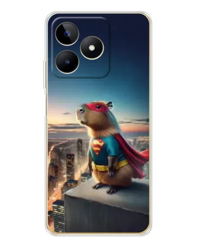 Чохол для Realme Note 60 з картинкою «Капі-мен супергерой» Чохол для Realme Note 60 з картинкою «Капі-мен супергерой»