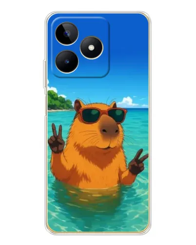 Чохол для Realme Note 60 з картинкою «Морська капібара» Чохол для Realme Note 60 з картинкою «Морська капібара»