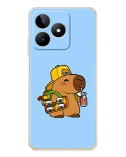 Чохол для Realme Note 60 з картинкою «Капібара на скейті» Чохол для Realme Note 60 з картинкою «Капібара на скейті»