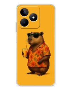 Чохол для Realme Note 60 з картинкою «Капібара на відпочинку» Чохол для Realme Note 60 з картинкою «Капібара на відпочинку»