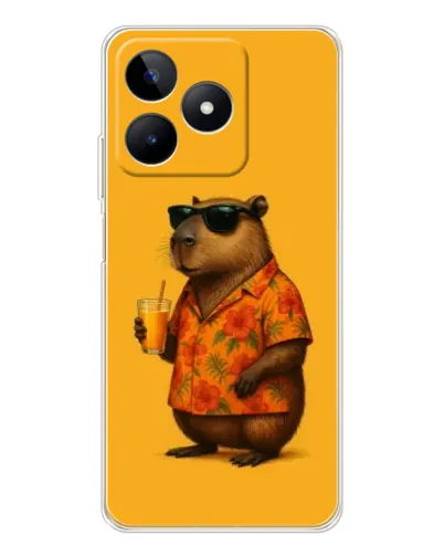 Чохол для Realme Note 60 з картинкою «Капібара на відпочинку» Чохол для Realme Note 60 з картинкою «Капібара на відпочинку»