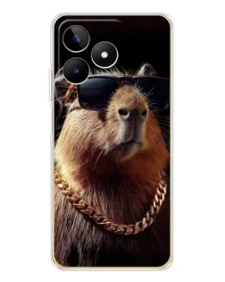Чохол для Realme Note 60 з картинкою «Капібара золотий ланцюг» Чохол для Realme Note 60 з картинкою «Капібара золотий ланцюг»
