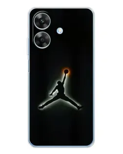 Чехол для Realme Note 60x с картинкой «Jordan Gradient Logo»