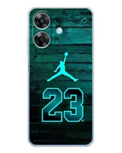 Чохол для Realme Note 60x з картинкою «Jordan Cyan 23»