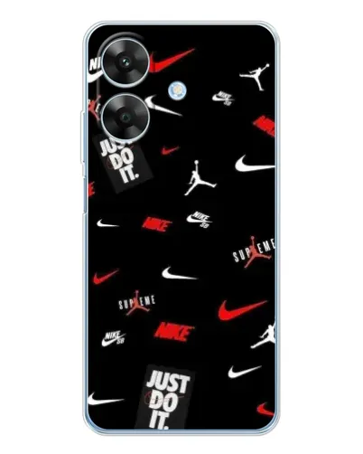Чохол для Realme Note 60x з картинкою «Nike Mix Pattern»