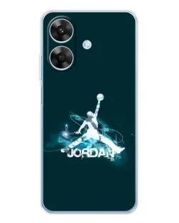 Чохол для Realme Note 60x з картинкою «Jordan Blue Fire»