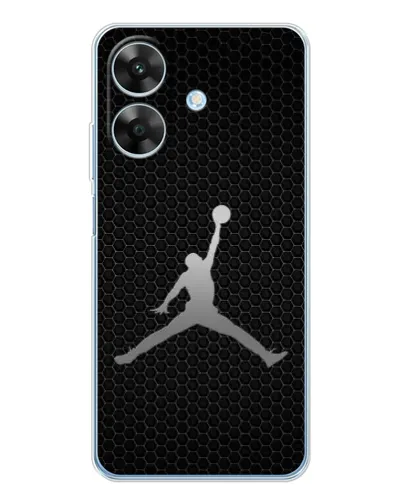 Чохол для Realme Note 60x з картинкою «Jordan Dark Carbon»