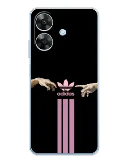 Чехол для Realme Note 60x с картинкой «Adidas Hands»