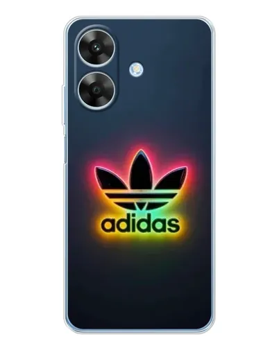 Чехол для Realme Note 60x с картинкой «Неоновый Adidas»