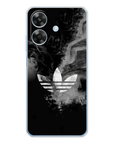 Чехол для Realme Note 60x с картинкой «Абстрактный дым Adidas»