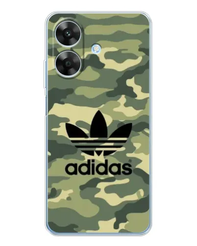 Чехол для Realme Note 60x с картинкой «Милитари стиль Adidas»