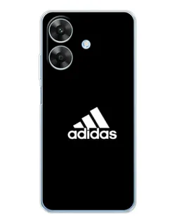 Чехол для Realme Note 60x с картинкой «Черная классика Adidas»