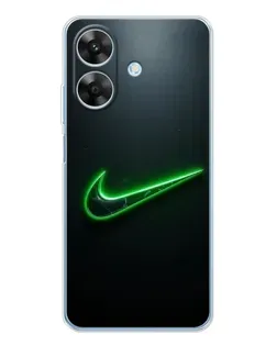 Чехол для Realme Note 60x с картинкой «Неоновый контур Nike» Чехол для Realme Note 60x с картинкой «Неоновый контур Nike»