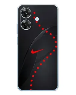 Чехол для Realme Note 60x с картинкой «Абстрактный дизайн Nike»