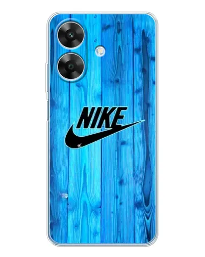Чехол для Realme Note 60x с картинкой «Голубое дерево Nike»