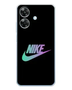 Чехол для Realme Note 60x с картинкой «Nike — городская ночь»