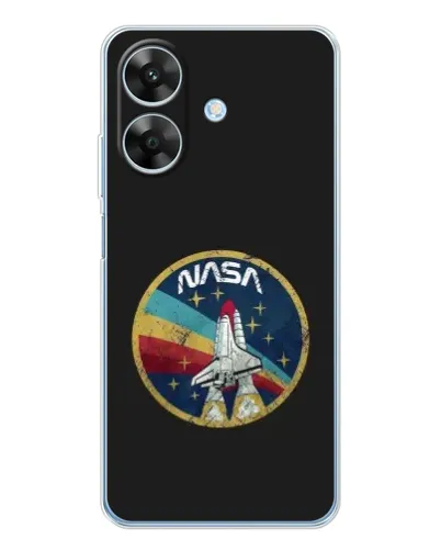 Чехол для Realme Note 60x с картинкой «NASA — эмблема миссии»