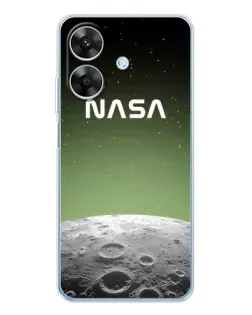 Чехол для Realme Note 60x с картинкой «NASA — лунный градиент»