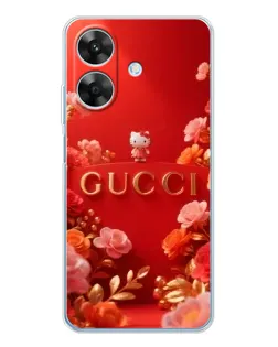 Чехол для Realme Note 60x с картинкой «Gucci — золотой сад»