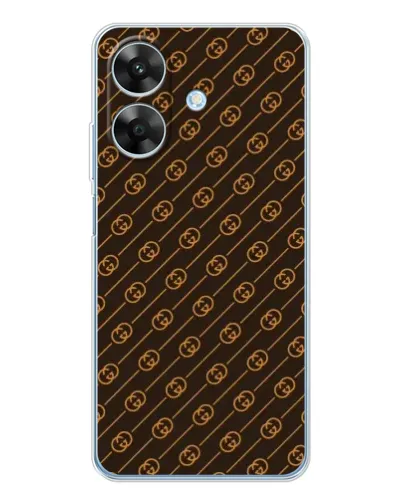 Чехол для Realme Note 60x с картинкой «Gucci — золотые диагонали» Чехол для Realme Note 60x с картинкой «Gucci — золотые диагонали»