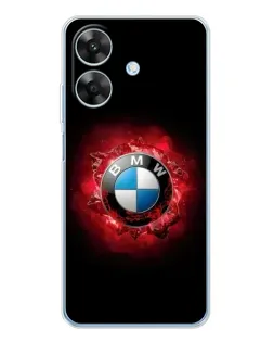 Чехол для Realme Note 60x с картинкой «Логотип BMW — вспышка»