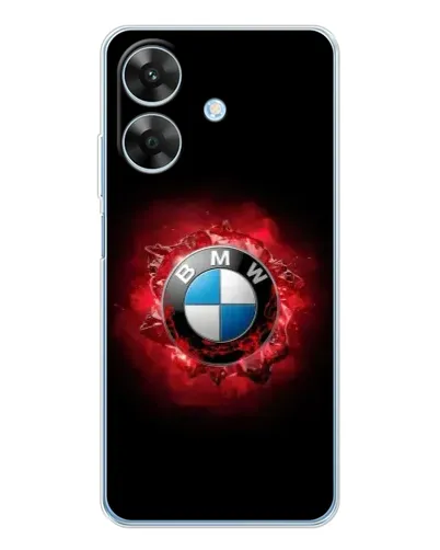 Чехол для Realme Note 60x с картинкой «Логотип BMW — вспышка»