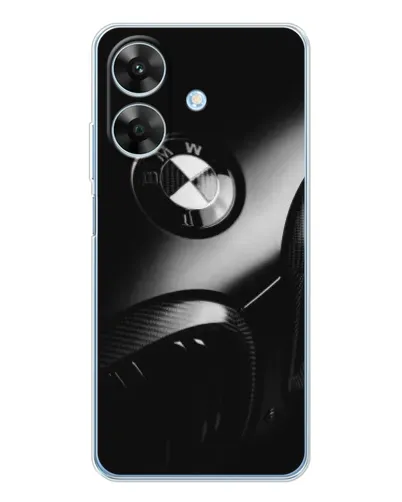 Чехол для Realme Note 60x с картинкой «Эмблема BMW — макро»