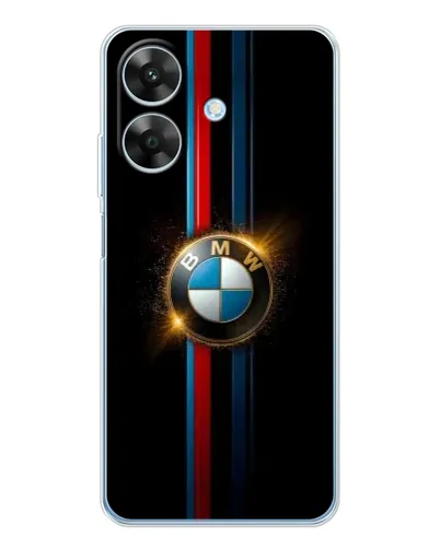 Чехол для Realme Note 60x с картинкой «BMW M-Power неон»